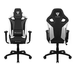 THUNDER - SILLA GAMER X3 XC3 BLANCA ERGONOMICA - ALTURA AJUSTABLE - SOPORTA 150KG