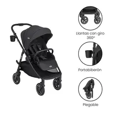 JOIE - Coche compacto bebé con giro 360 Versadrift