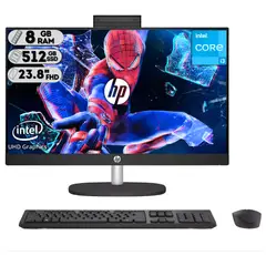 HP - TODO EN UNO 24-CR0332LA INTEL CORE I3 N300 8GB RAM DDR4 512GB SSD 23.8 FHD NEGRO