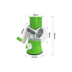 GENERICO - Molino de Cocina 3 en 1 Premium Rayador Picador de Verduras Alta Calidad Verde