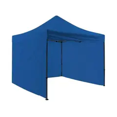 GENERICO - Carpa Toldo 3 X 3 Con Paredes Lona Impermeable Retráctil Color Azul