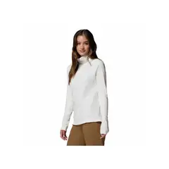 COLUMBIA - Buzo Mujer GLACIAL IV 1/2 ZIP Blanco