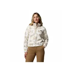 COLUMBIA - Buzo Mujer HELVETIA SNAP FLEECE Blanco