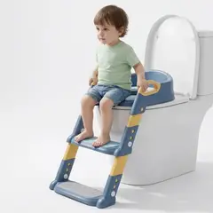 TIENDITA DEL BEBE IMPORTADORA MC - Escalera Baño Niños Asiento De Inodoro Infantil Azul Unisex