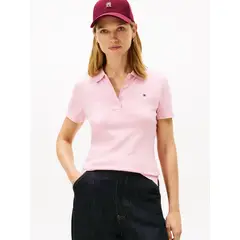 TOMMY HILFIGER - Polo rosado 1985 Collection slim de piqué