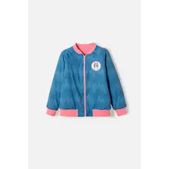 BLUEY - Chaqueta de con cierre multicolor para niña 2T a 6T