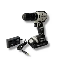 BLACK & WHITE - Taladro Percutor Atornillador Inal Brushless 20v Black&white