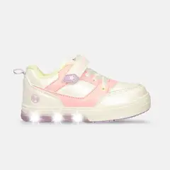 BUBBLE GUMMERS - Tenis Con Luces Para Niña Bubblegummers Multicolor Soraida First Step Girls 1 +