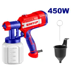 GENERICO - Pistola para pintar Emtop 450W 800ML