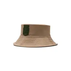 OTO CAPS - Gorro Atlético Nacional Oficial bucket hat beige