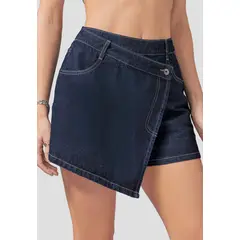 ATYPICAL - Falda Short Mujer Azul Oscuro 113743