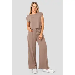 FORMAS INTIMAS - Conjunto Mujer Café Pardo Fi 8574