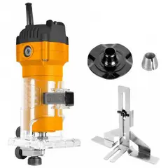 INGCO - Router de palma 600W Con Guias De Plantilla Uplm6001