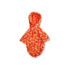 WAWAW - Hoodie XL pc naranja huesos blancos