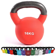 GENERICO - Mancuerna Pesa Rusa Kettlebell Neopreno 16 Kg Gym Color Surtido