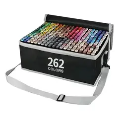 FLY - Marcadores Doble Punta 262 Colores Punta Fina-gruesa Estuche