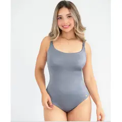FAJATE - Vestido de baño tipo body entero con soporte y realce suave