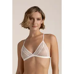 TOUCHE LINGERIE - Brasier triangular sin aro ni copa de espuma Ref. 0466O62