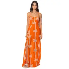 MAAJI - Tangerine Tropics Romina Long Dress