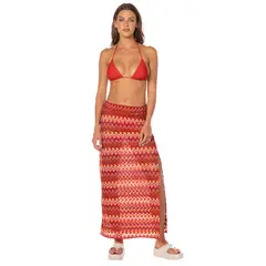 MAAJI - Wine Bloom Cayetana Long Skirt