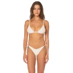 MAAJI - Top de Bikini Triángulo Mujer Lace Whisper Ginger Beige