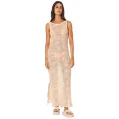 MAAJI - Vestido Largo Salida de Baño Mujer Delicate Heart Windy Beige