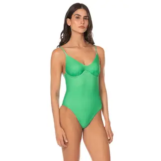 MAAJI - Green Celine Cheeky Cut Underwire One Piece