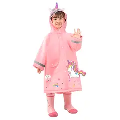 NUBOTTA - Capa Lluvia Niños Diseños Visera Impermeable Expansor Morral