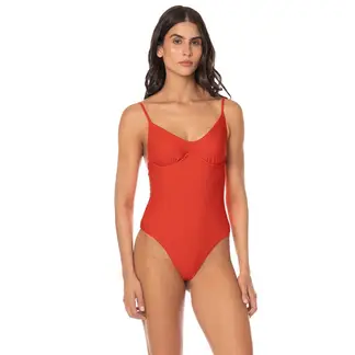MAAJI - Red Celine Cheeky Cut Underwire One Piece