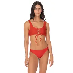 MAAJI - Red Dazzle Classic Bralette Bikini Top