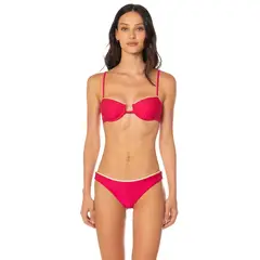 MAAJI - Top de Bikini con Aro Reversible Mujer Sundazed Amatista Rosado