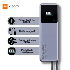 XIAOMI - Bateria Portatil 165W De 10000mAh