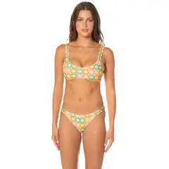 MAAJI - Tropical Tiles Nalai Sporty Bralette Bikini Top