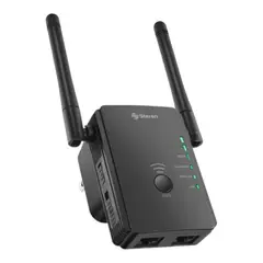 STEREN - Repetidor Wi-Fi* 2,4 GHz (B/G/N), hasta 25 m de cobertura