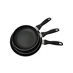 EVER HOUSE - Set de Sartén X3 Unidades Universal Antiadherentes 18-20-24cm