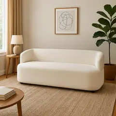 DKO DESIGN - Sofa Moderno Boom 72x170x80cmBlanco Ovejo