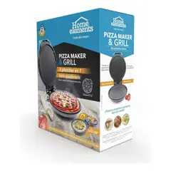 HOME ELEMENTS - Maquina De Pizza Maker y Grill