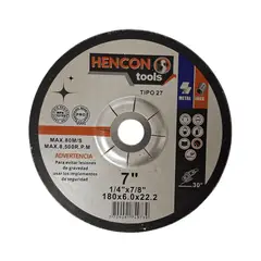 GENERICO - Disco Pulir Metal 7 HENCON TOOLS 5UND