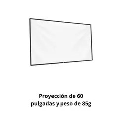 GENERICO - Pantalla para proyector 60 "