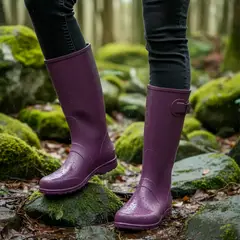 IDECAL - Botas Caucho Lluvia Ginna Motera Livianas Impermeable