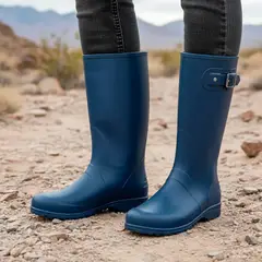 IDECAL - Botas Caucho Lluvia Ginna Motera Livianas Impermeable