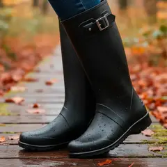 IDECAL - Botas Caucho Lluvia Ginna Motera Livianas Impermeable