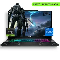 MSI - PORTATIL GAMER CYBORG 15 / CORE I7 240H / RTX 5060 8GB / 24GB RAM / SSD 2TB / 15.6 FHD 144HZ