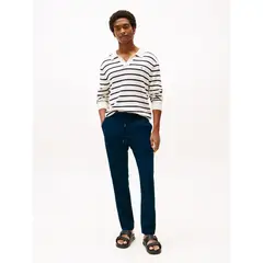 TOMMY HILFIGER - Pantalón azul marino chino Harlem con pierna cónica