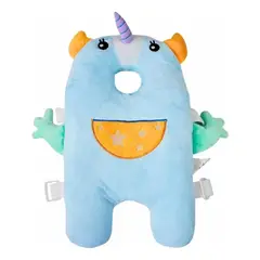 GENERICO - Protector De Cabeza Seguridad Bebe Espalda Cojín Almohada Azul