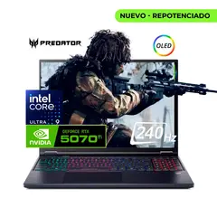 ACER - Computador Portátil Predator Helios Neo Ultra 16s Ultra9 275HX 48/1 TB RTX 5070 TI 12GB 16 OLED