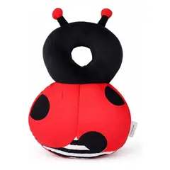 GENERICO - Protector De Cabeza Seguridad Bebe Espalda Cojín Almohada Rojo