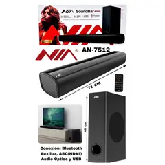 NIA - Barra De Sonido Original Con Bajo Integrado
