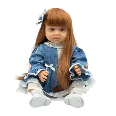 GENERICO - Bebe Aspecto Realista Silicona 55 cm Bebe Accesorio Luisa