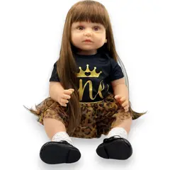 GENERICO - Bebe Aspecto Realista Silicona 55 cm Bebe Accesorio Victoria